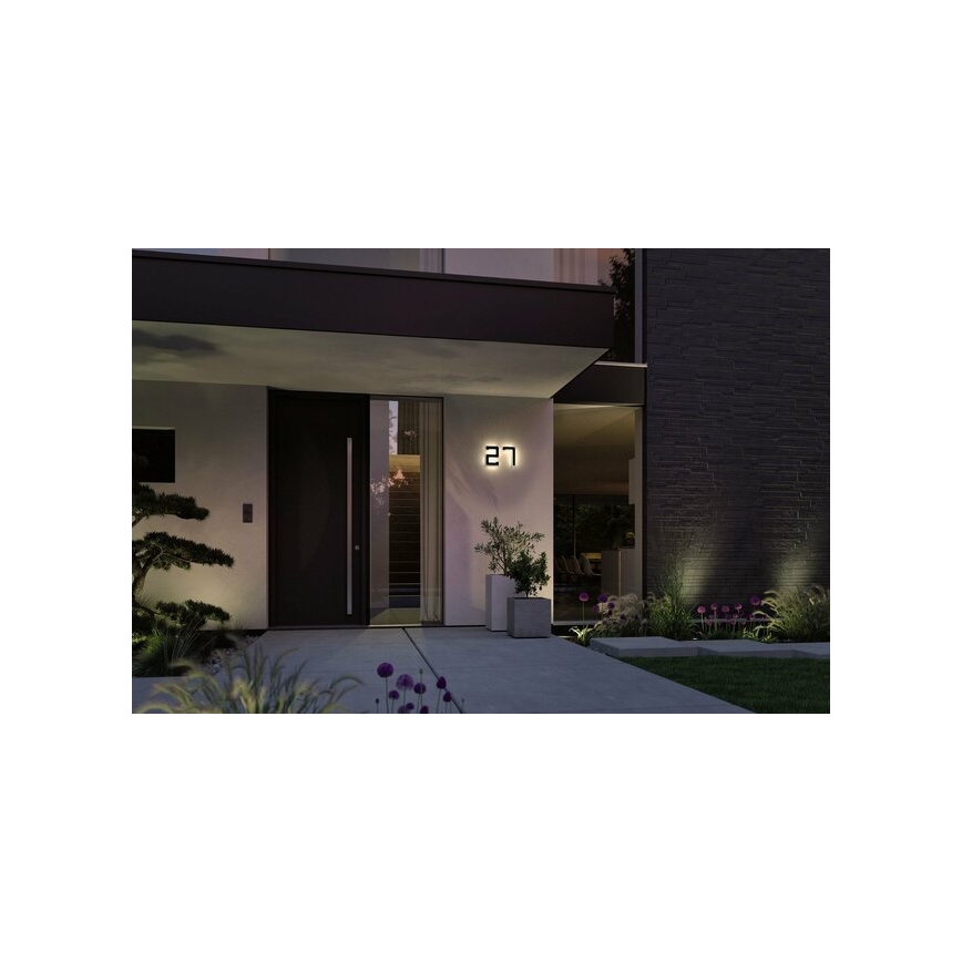 Paulmann 79842 - LED/0,2W IP44 Solar verlicht huisnummer 1,2V 1500 mAh
