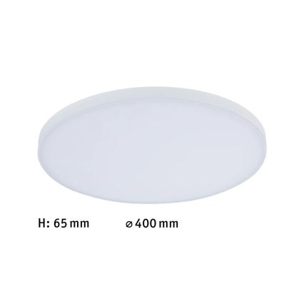 Paulmann 79895-LED/22W Plafonnier à intensité variable SMART VELORA 230V 2700-6500K