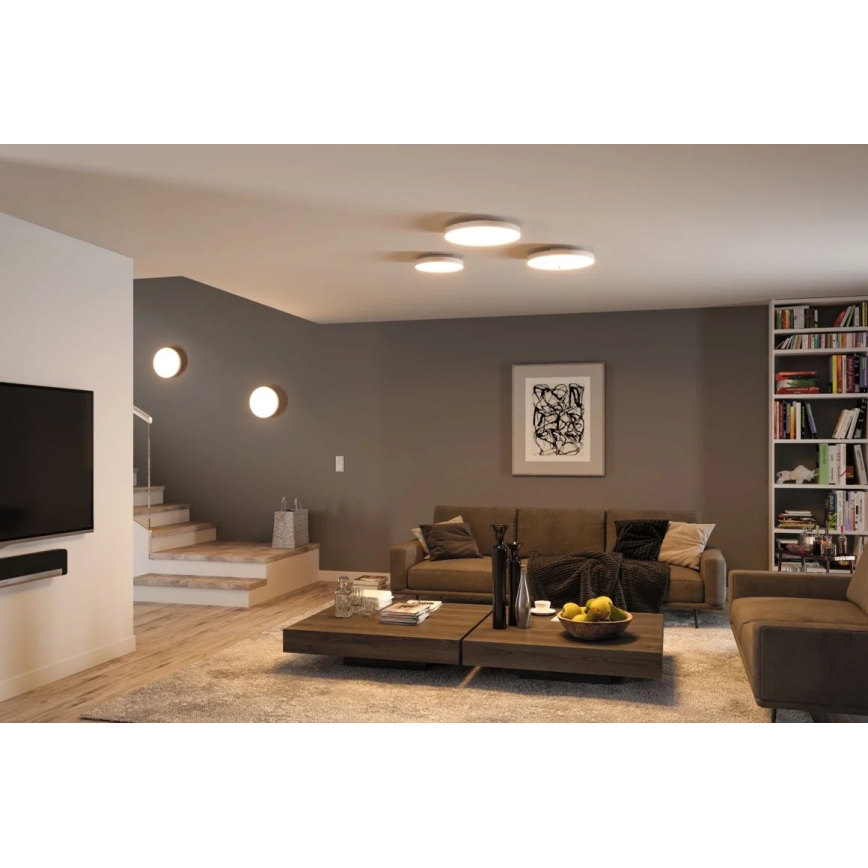 Paulmann 79897 - LED RGBW/22W Plafonnier à intensité variable SMART VELORA 230V