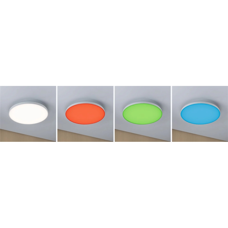 Paulmann 79897 - LED RGBW/22W Plafonnier à intensité variable SMART VELORA 230V