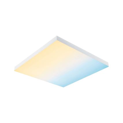 Paulmann 79910 - LED/31W RGBW Plafonnier dimmable LORIA 230V 3000-6500K 59,5x59,5 cm blanc + télécommande