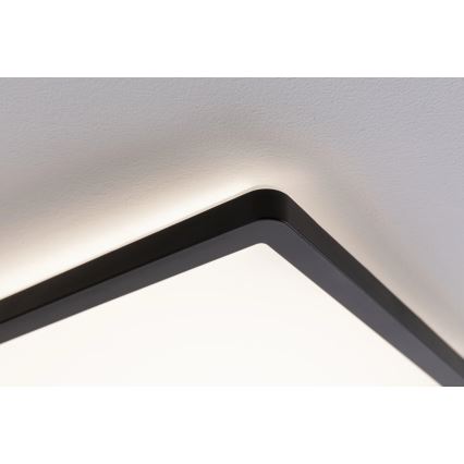 Paulmann 79920 - Panneau LED dimmable 11,2W ATRIA 230V 3000K 19x19 cm noir