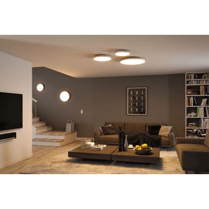 Paulmann 79928 - LED/22W Dimbare plafondlamp LORIA 230V 2700-6500K Ø 40 cm wit