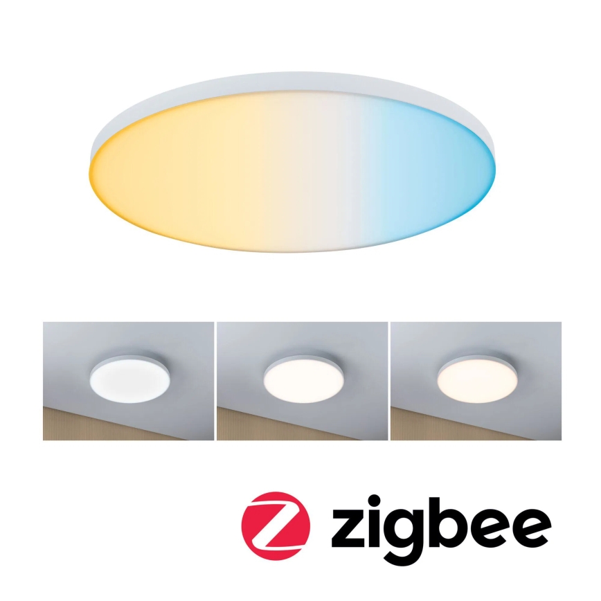 Paulmann 79928 - LED/22W Dimbare plafondlamp LORIA 230V 2700-6500K Ø 40 cm wit