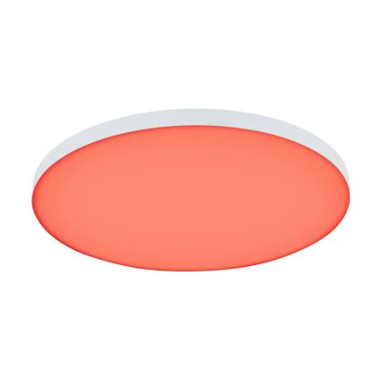 Paulmann 79929 - Plafonnier LED dimmable 22 W RGBW LORIA, 230 V, Ø 40 cm, blanc
