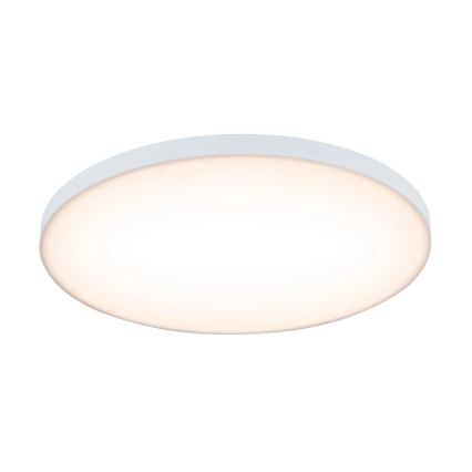 Paulmann 79929 - Plafonnier LED dimmable 22 W RGBW LORIA, 230 V, Ø 40 cm, blanc