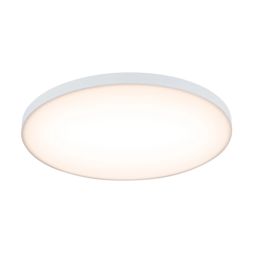 Paulmann 79929 - Plafonnier LED dimmable 22 W RGBW LORIA, 230 V, Ø 40 cm, blanc