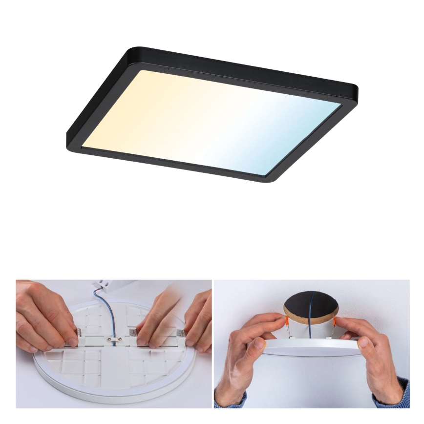 Paulmann 79966 - VARIFIT AREO 13W LED inbouwarmatuur voor badkamer, dimbaar, IP44, 230V, 3000-6500K