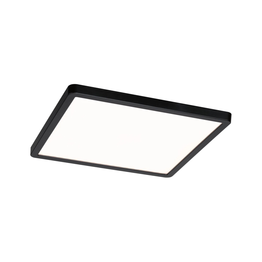 Paulmann 79967 - LED/16W IP44 plafonnier encastré dimmable pour salle de bains AREO 230V 23x23 cm noir