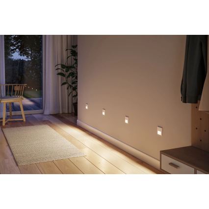 Paulmann 79999 - LED/1W Traplamp TSARO 230V Follow/wit