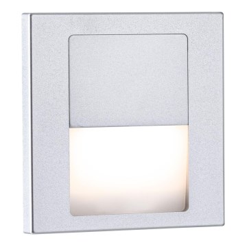Paulmann 80000 - LED/1W Traplamp TSARO 230V Follow/mat chroom