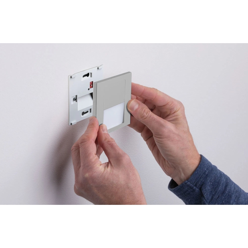 Paulmann 80000 - LED/1W Traplamp TSARO 230V Follow/mat chroom