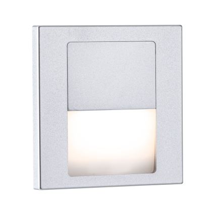 Paulmann 80000 - LED/1W Traplamp TSARO 230V Follow/mat chroom
