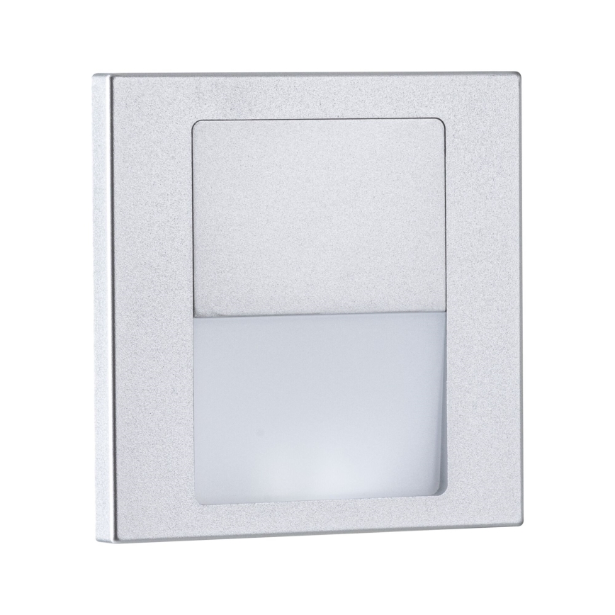 Paulmann 80000 - LED/1W Traplamp TSARO 230V Follow/mat chroom