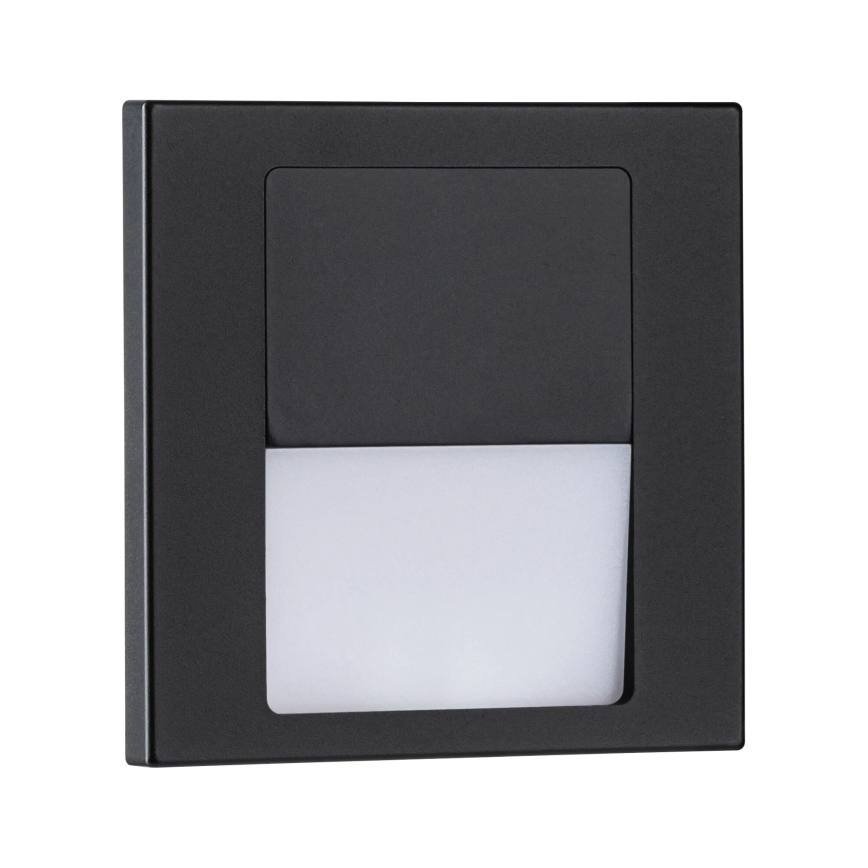 Paulmann 80001 - LED/1W Traplamp TSARO 230V Follow/zwart