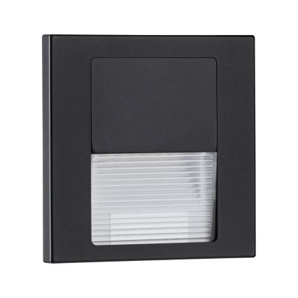 Paulmann 80001 - LED/1W Traplamp TSARO 230V Follow/zwart