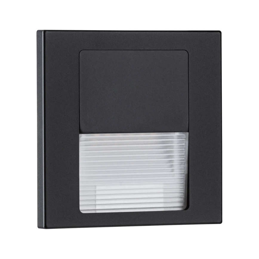Paulmann 80001 - LED/1W Traplamp TSARO 230V Follow/zwart