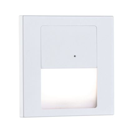 Paulmann 80002 - LED/1W Trapverlichting met sensor TSARO 230V Lood/wit