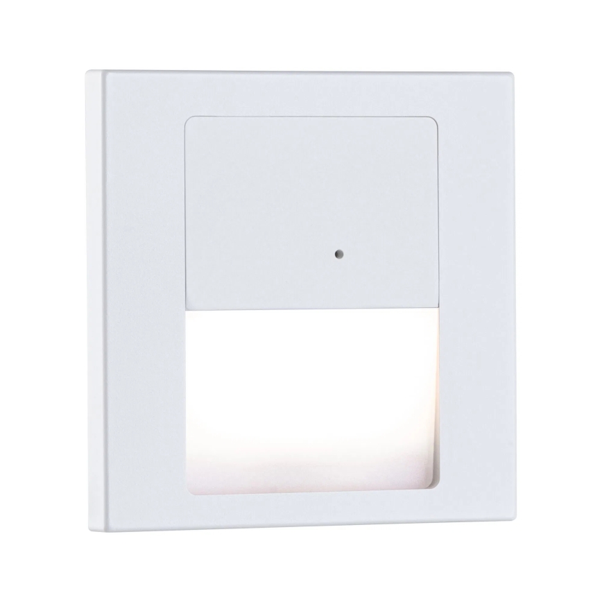 Paulmann 80002 - LED/1W Trapverlichting met sensor TSARO 230V Lood/wit