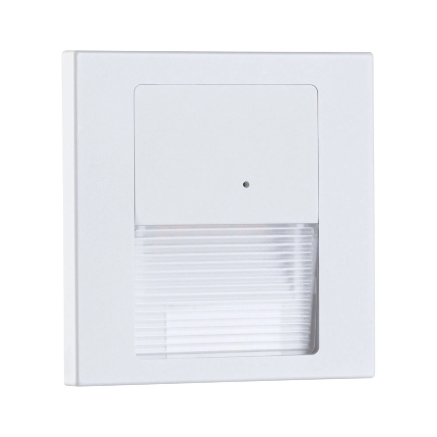 Paulmann 80002 - LED/1W Trapverlichting met sensor TSARO 230V Lood/wit