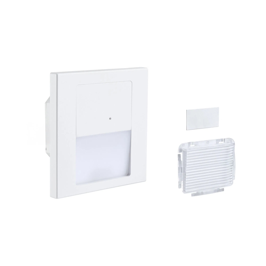 Paulmann 80002 - LED/1W Trapverlichting met sensor TSARO 230V Lood/wit