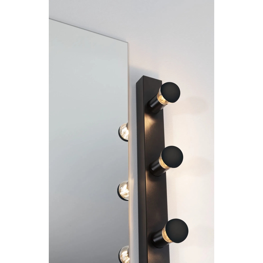 Paulmann 80099 - 4xE14/40W IP44 Spiegelverlichting badkamer REGULA 230V zwart