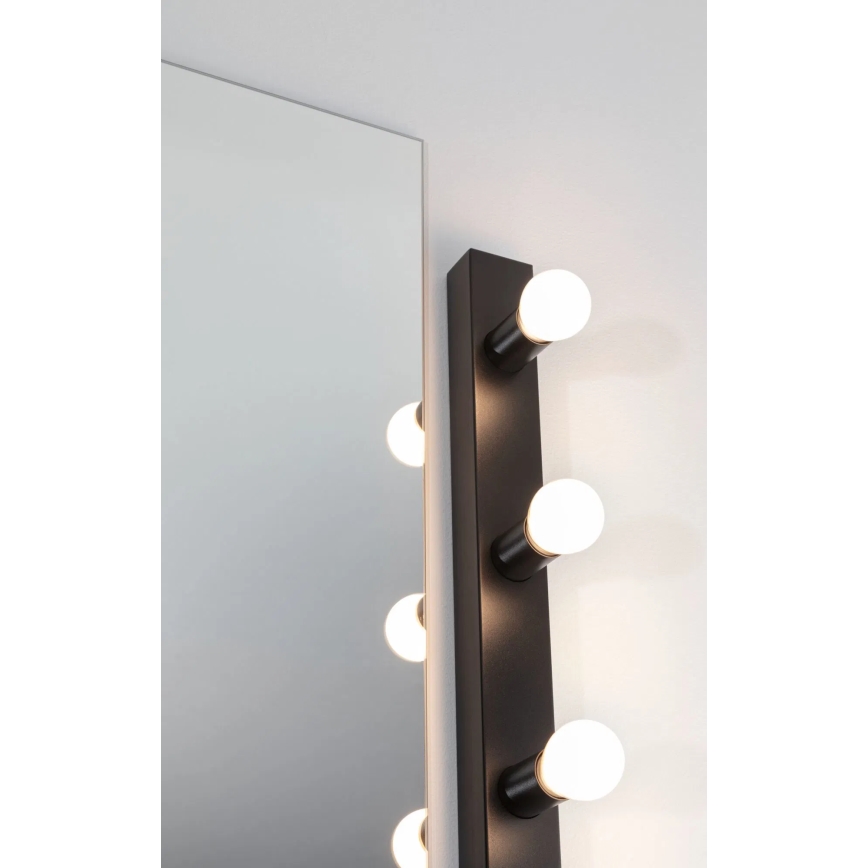 Paulmann 80099 - 4xE14/40W IP44 Spiegelverlichting badkamer REGULA 230V zwart