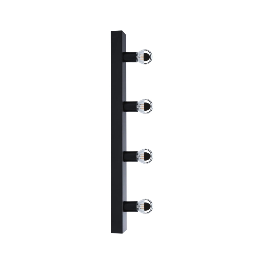 Paulmann 80099 - 4xE14/40W IP44 Spiegelverlichting badkamer REGULA 230V zwart