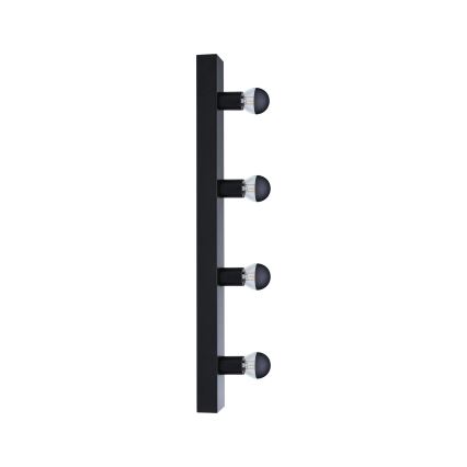 Paulmann 80099 - 4xE14/40W IP44 Spiegelverlichting badkamer REGULA 230V zwart