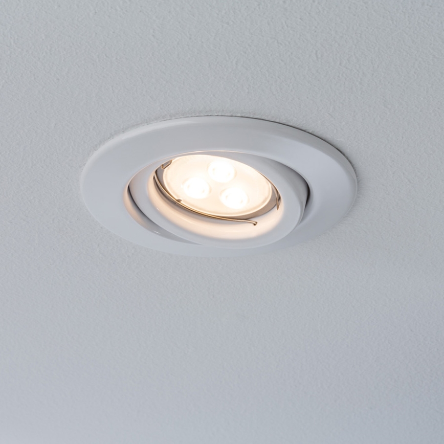 Paulmann 92027 - PACK 3x Luminaire LED encastrable QUALITY LINE 3xGU10-LED/3,5W