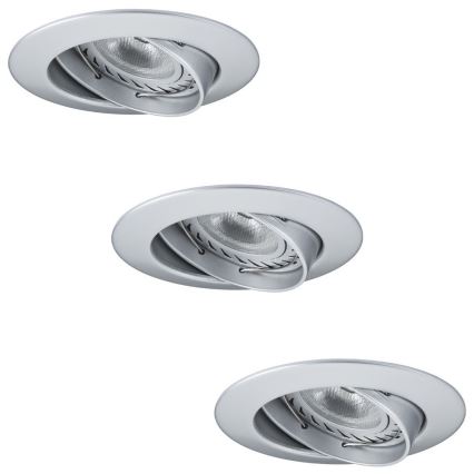 Paulmann 92516 - SET 3xLED-GU10/3,5W Badkamer inbouwspot PREMIUM LINE 230V