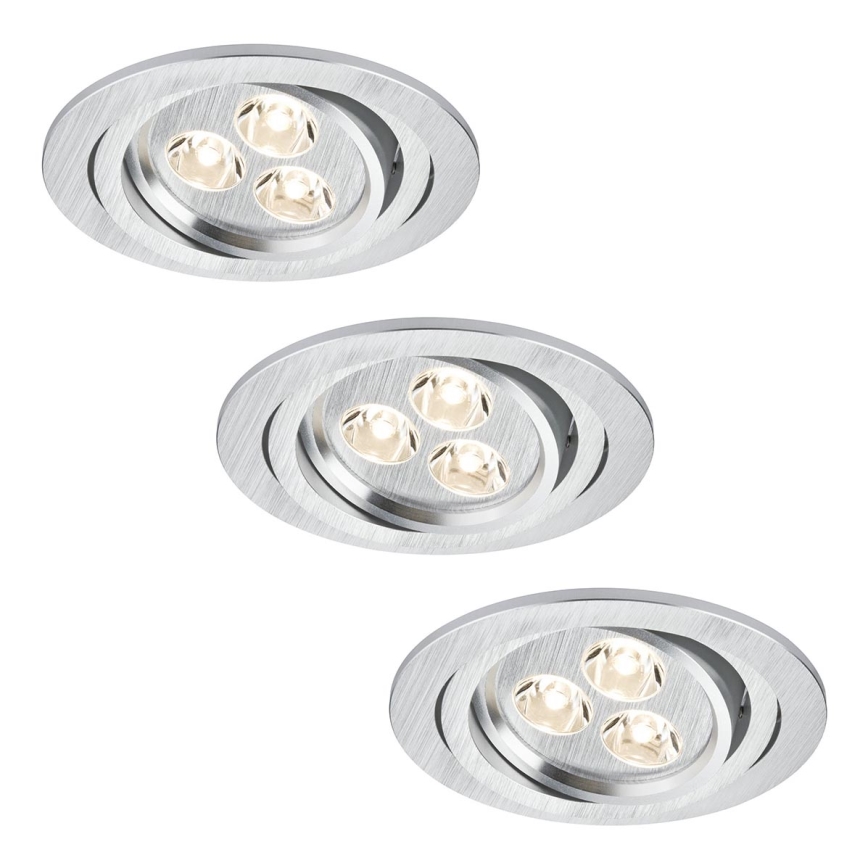 Paulmann 92530 - SET 3x Spot LED encastrable PREMIUM LINE 3xLED/3W/230V