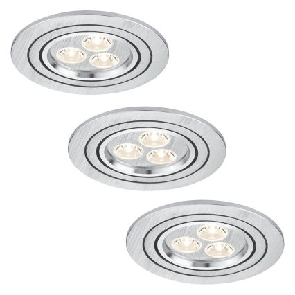 Paulmann 92530 - SET 3x Spot LED encastrable PREMIUM LINE 3xLED/3W/230V