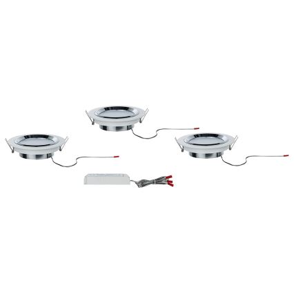Paulmann 92693 - SET 3xLED/8W Dimbare hangende plafondverlichting PREMIUM LINE 230