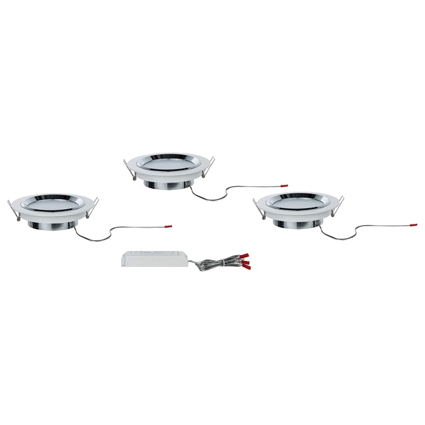 Paulmann 92693 - SET 3xLED/8W Dimbare hangende plafondverlichting PREMIUM LINE 230