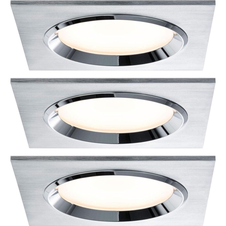 Paulmann 92696 - SET 3xLED/8W Dimbare hangende plafondverlichting DICE 230V