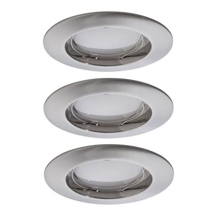 Paulmann 92827 - SET 3xLED/7W IP44 Dimbare en hangende badkamer verlichting COIN 230V