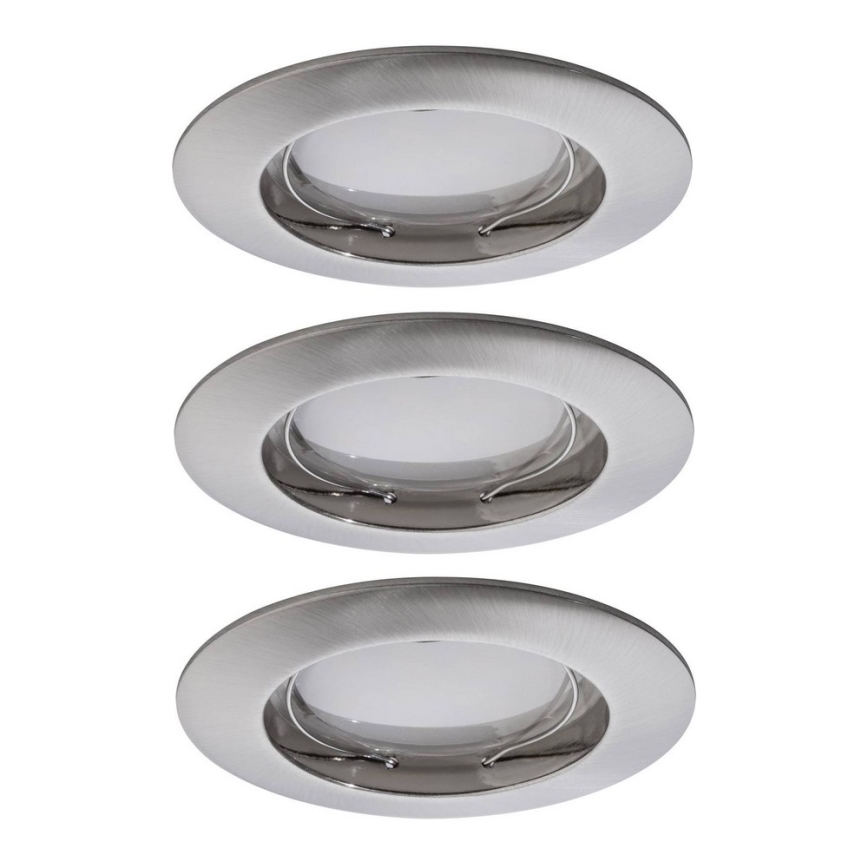 Paulmann 92827 - SET 3xLED/7W IP44 Dimbare en hangende badkamer verlichting COIN 230V