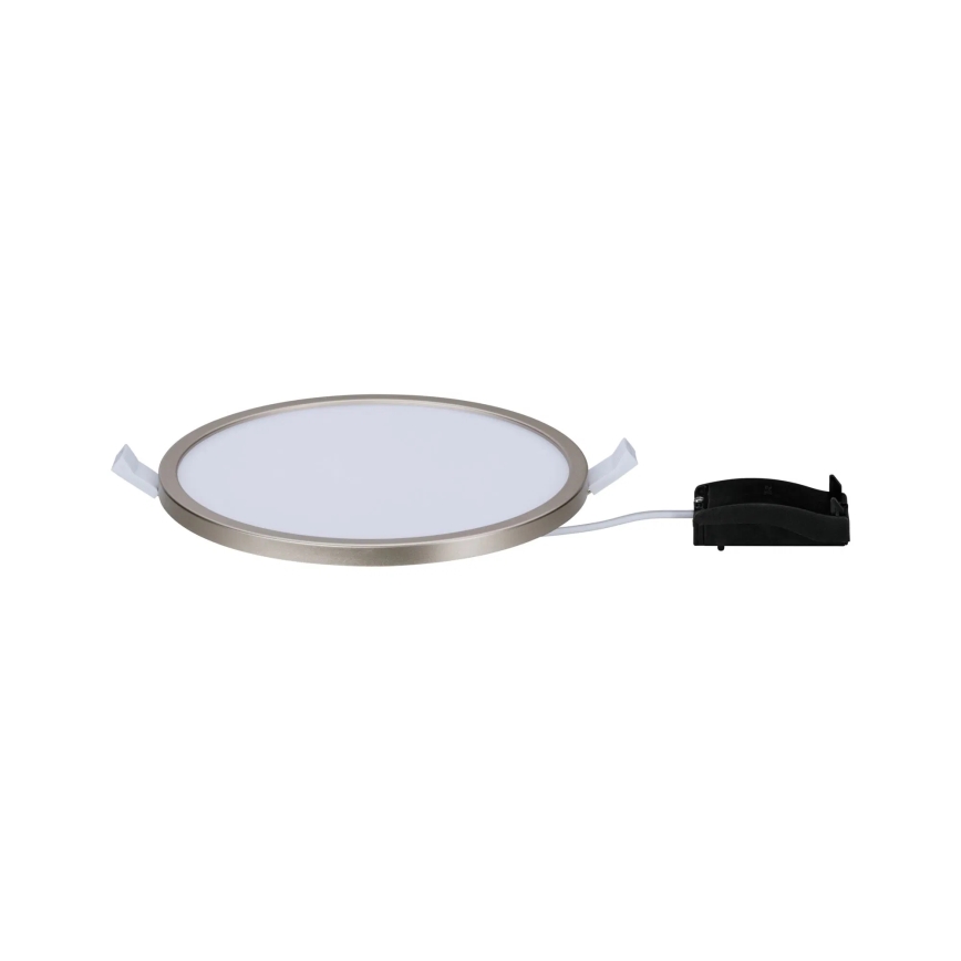 Paulmann 92935 - LED/12W IP44 Dimbare inbouwspot voor badkamer AREO 230V Ø 18 cm mat chroom