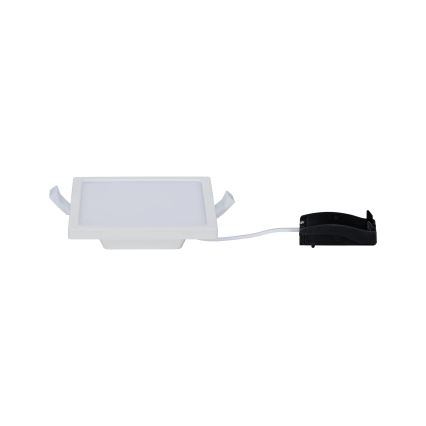 Paulmann 92950 - Luminaire encastré LED 7,5 W IP23 pour salle de bains AREO, 230 V, 12 x 12 cm, blanc