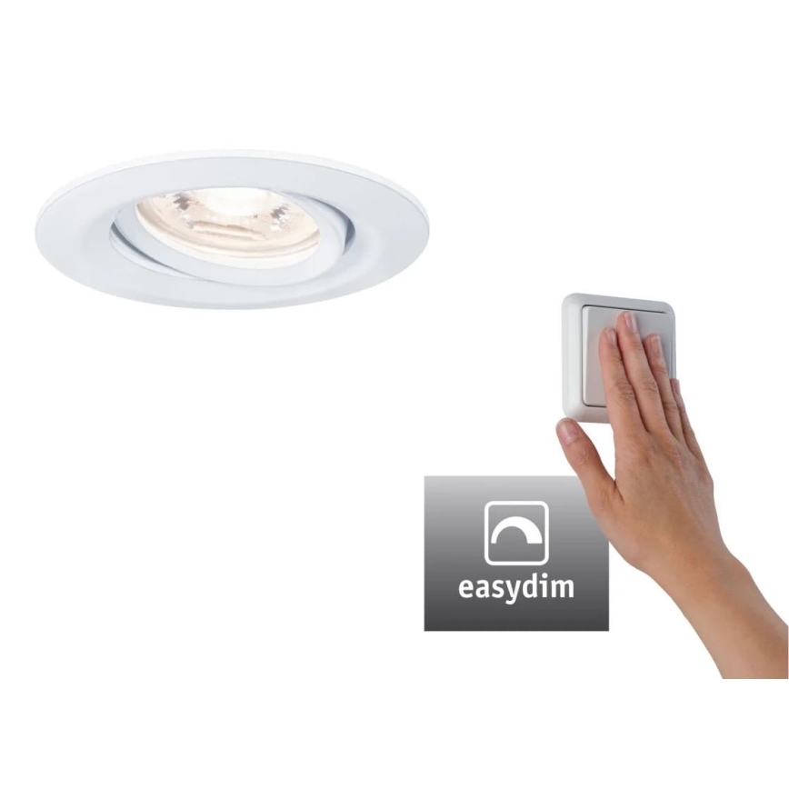Paulmann 92970 - LED/4,2W IP23 Dimbare en hangende badkamer verlichting COIN 230V