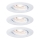 Paulmann 92971 - LOT 3x LED/4,2W IP23 Spot encastrable salle de bain à intensité variable NOVA 230V