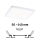 Paulmann 93059 - LED/13W IP44 Plafonnier encastré dimmable pour salle de bains AREO 230V 17,5x17,5 cm blanc