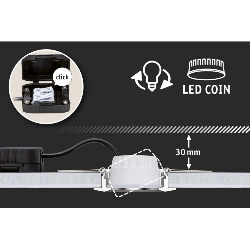 Paulmann 93078 - LED/6W dimbare module NOVA 230V 2700K
