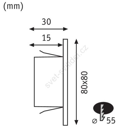 Paulmann 93094 - LED/1,2W Spot d