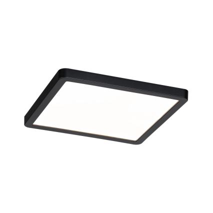 Paulmann 93101 - LED/13W IP44 Inbouwarmatuur voor badkamer AREO 230V 2000/3000/4000K 17,5x17,5 cm zwart