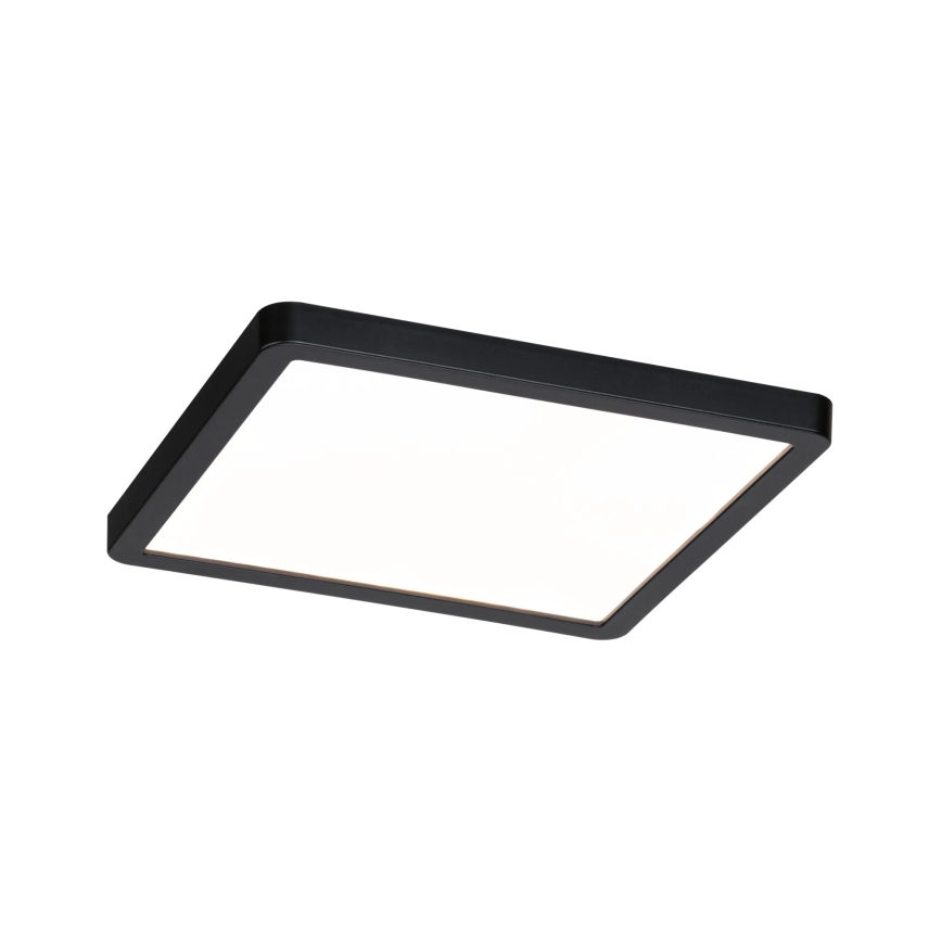 Paulmann 93101 - LED/13W IP44 Inbouwarmatuur voor badkamer AREO 230V 2000/3000/4000K 17,5x17,5 cm zwart
