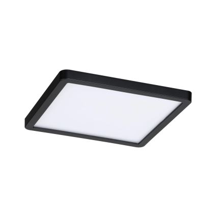 Paulmann 93101 - LED/13W IP44 Inbouwarmatuur voor badkamer AREO 230V 2000/3000/4000K 17,5x17,5 cm zwart