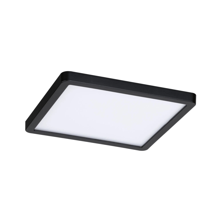 Paulmann 93101 - LED/13W IP44 Inbouwarmatuur voor badkamer AREO 230V 2000/3000/4000K 17,5x17,5 cm zwart