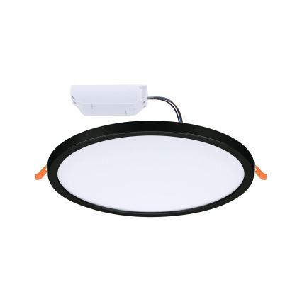 Paulmann 93102 - LED/16W IP44 badkamer inbouwspot AREO 230V 2000/3000/4000K Ø 23 cm zwart